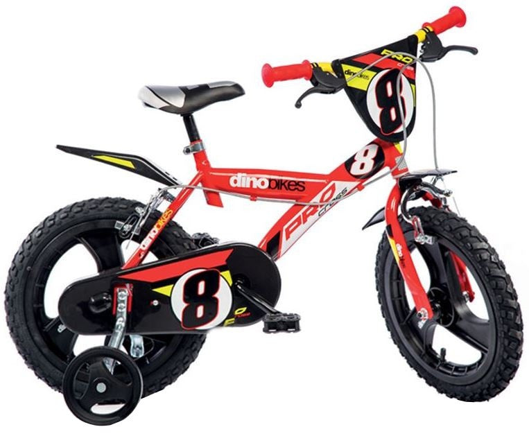 Dino Bikes Pro Cross 16 Inch Jongensfiets Rood/Zwart (detail)
