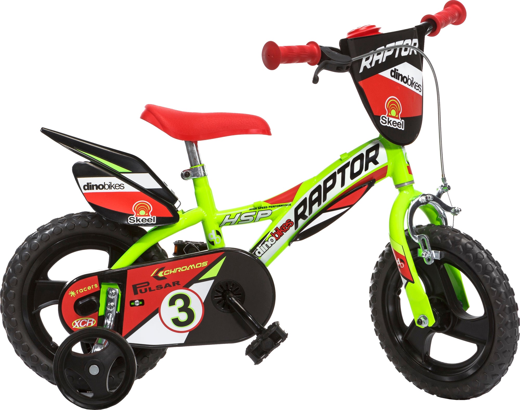Dino Bikes Kinderfiets Raptor 12 inch doortrapper