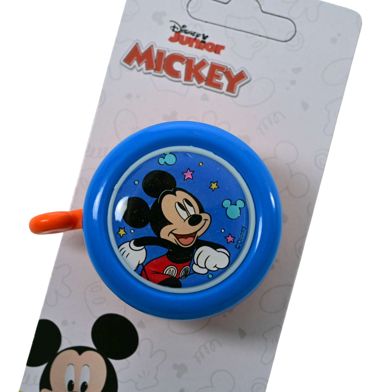 Disney Mickey Mouse Fietsbel - Jongens - Blauw Oranje (detail)