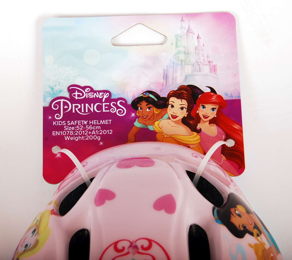 Disney Princess Fietshelm - Roze - 52-56 cm (detail)