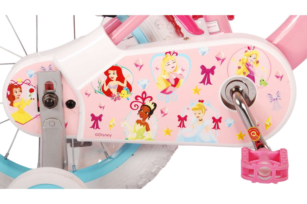 Disney Princess 14 inch Kinderfiets - Meisjes - Roze - Twee handremmen (detail)