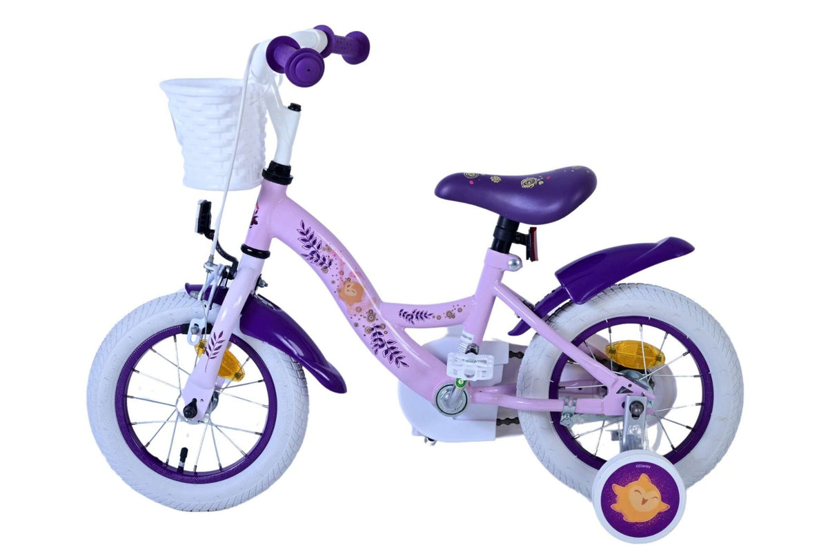 Disney Wish Kinderfiets - Meisjes - 12 inch - Paars (detail)