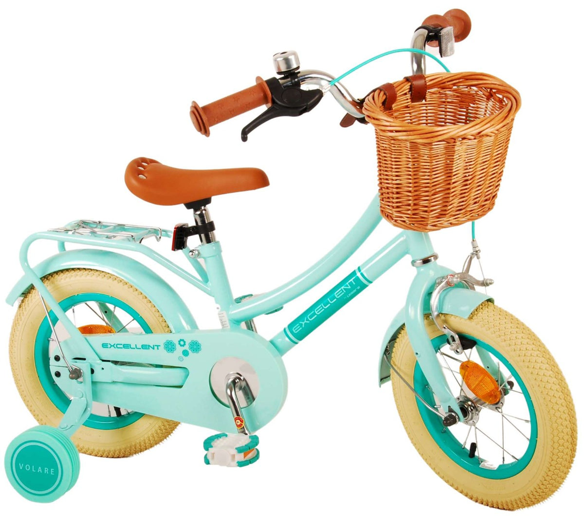 Volare Excellent Kinderfiets - Meisjes - 12 inch - Mint (detail)