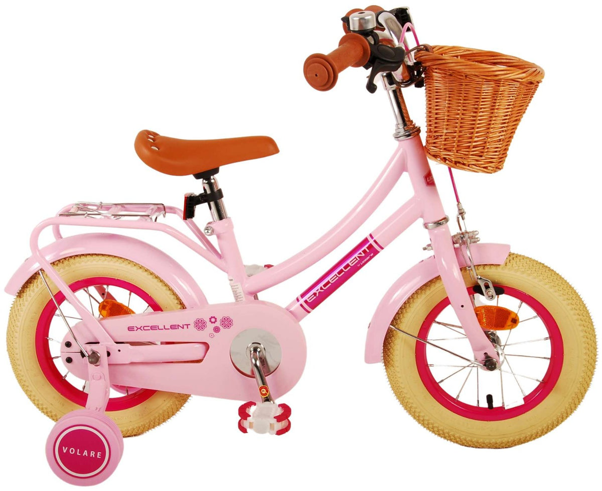Volare Excellent Kinderfiets – Meisjes 12 inch Roze (detail)