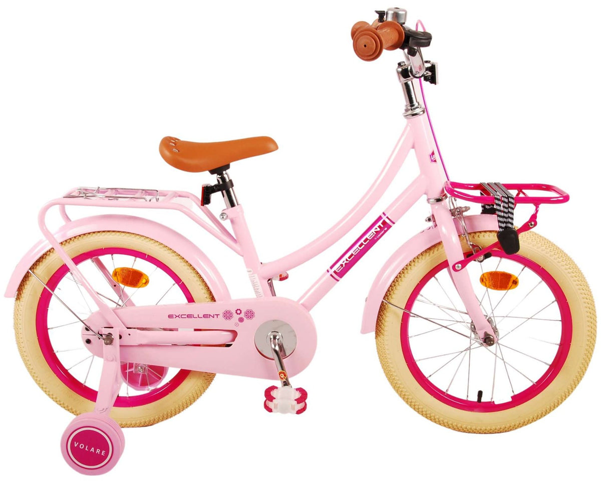 Volare Excellent Kinderfiets - Meisjes - 16 inch Roze 16 inch