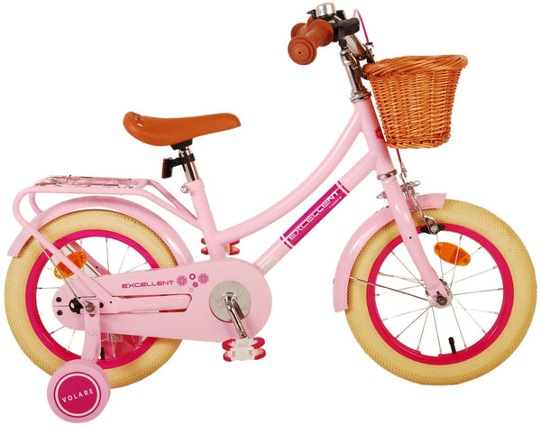 Volare Excellent Kinderfiets – Meisjes 14 inch Roze