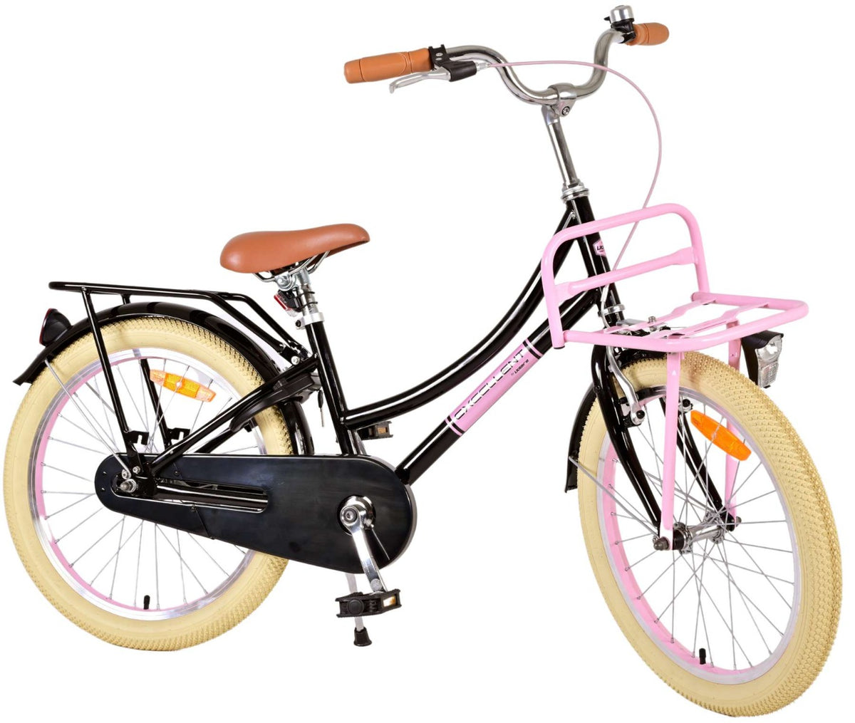 Volare Excellent Kinderfiets – Meisjes 20 inch Zwart (detail)
