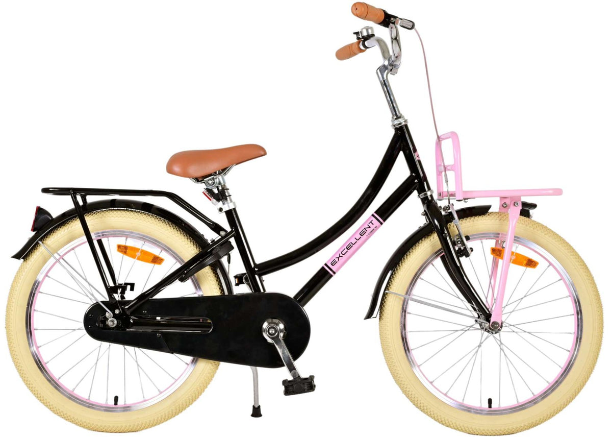 Volare Excellent Kinderfiets – Meisjes 20 inch Zwart