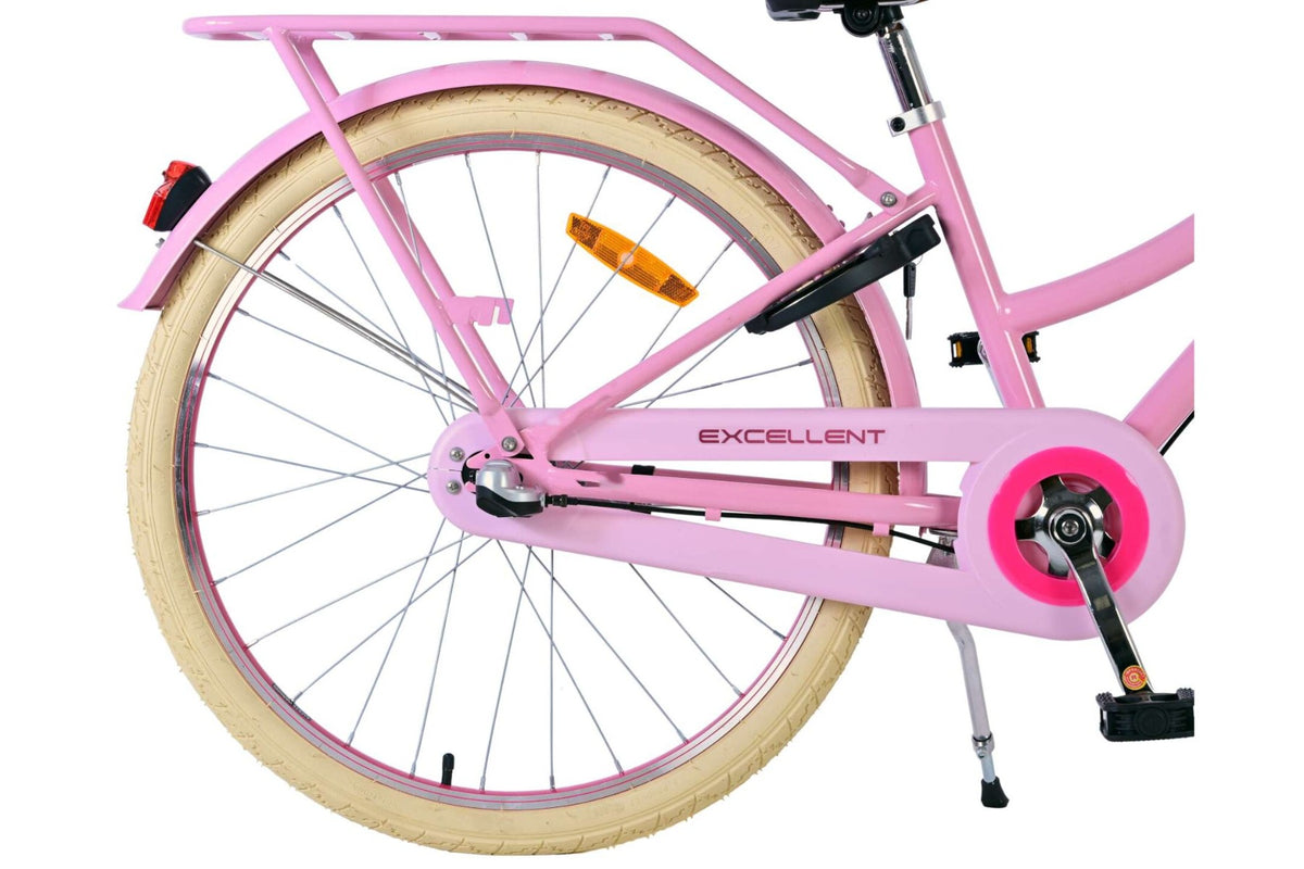 Volare Excellent Kinderfiets – Meisjes – 3 Versnellingen 24 inch Roze (detail)