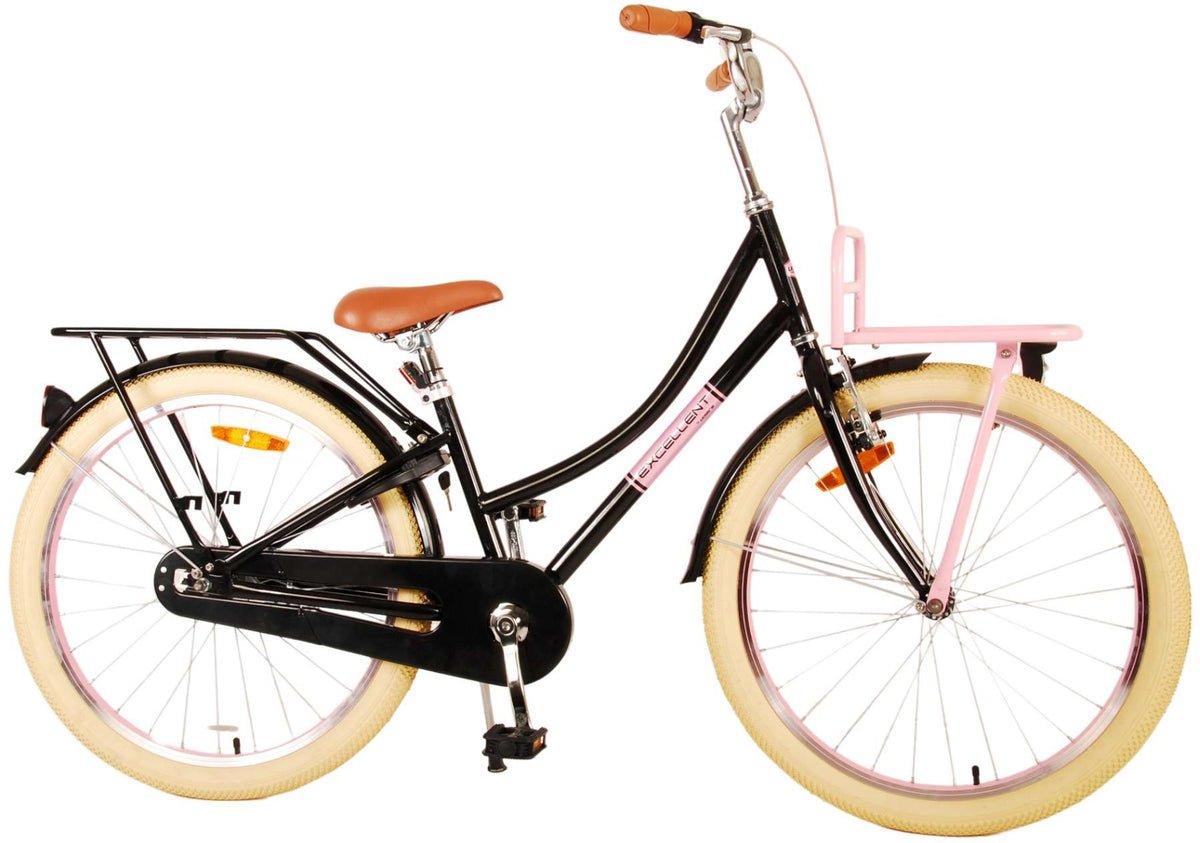 Volare Excellent Kinderfiets – Meisjes 24 inch Zwart (detail)