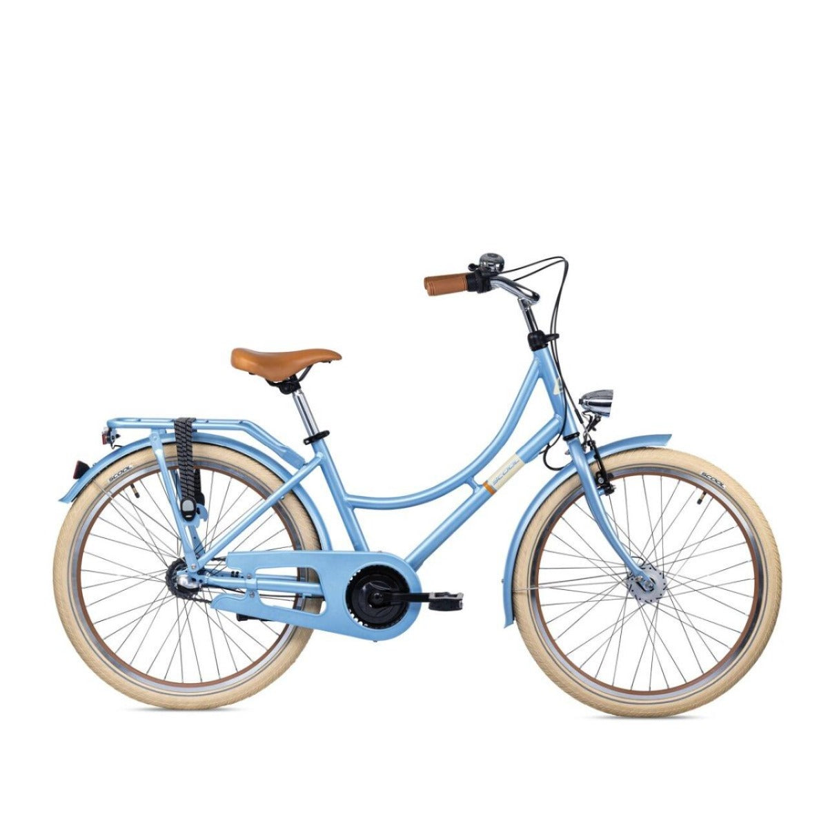 S'COOL chiX Klassieke Kinderfiets Sky Blue 24 Inch 3 Versnellingen