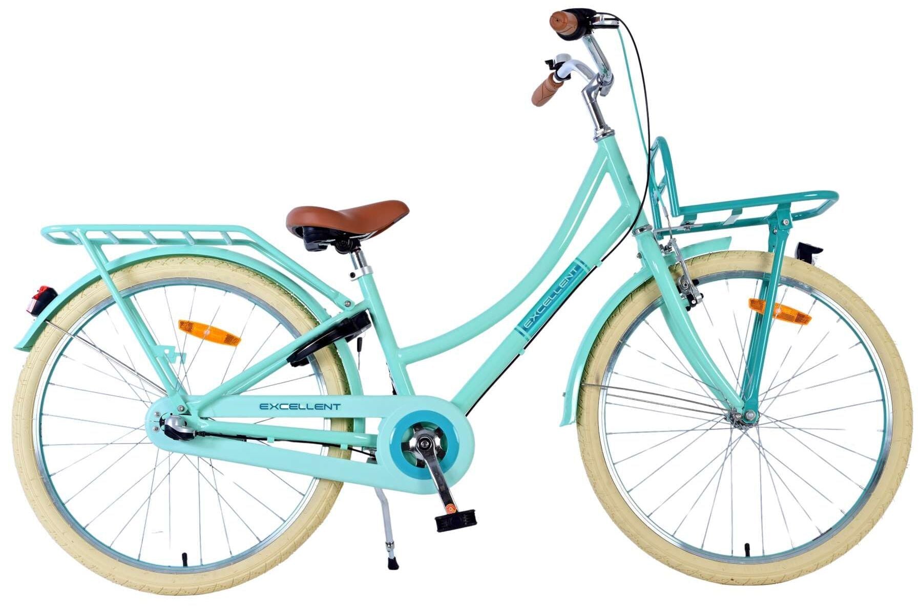 Volare Excellent Kinderfiets - Meisjes - 24 inch - Groen- 3 versnellingen