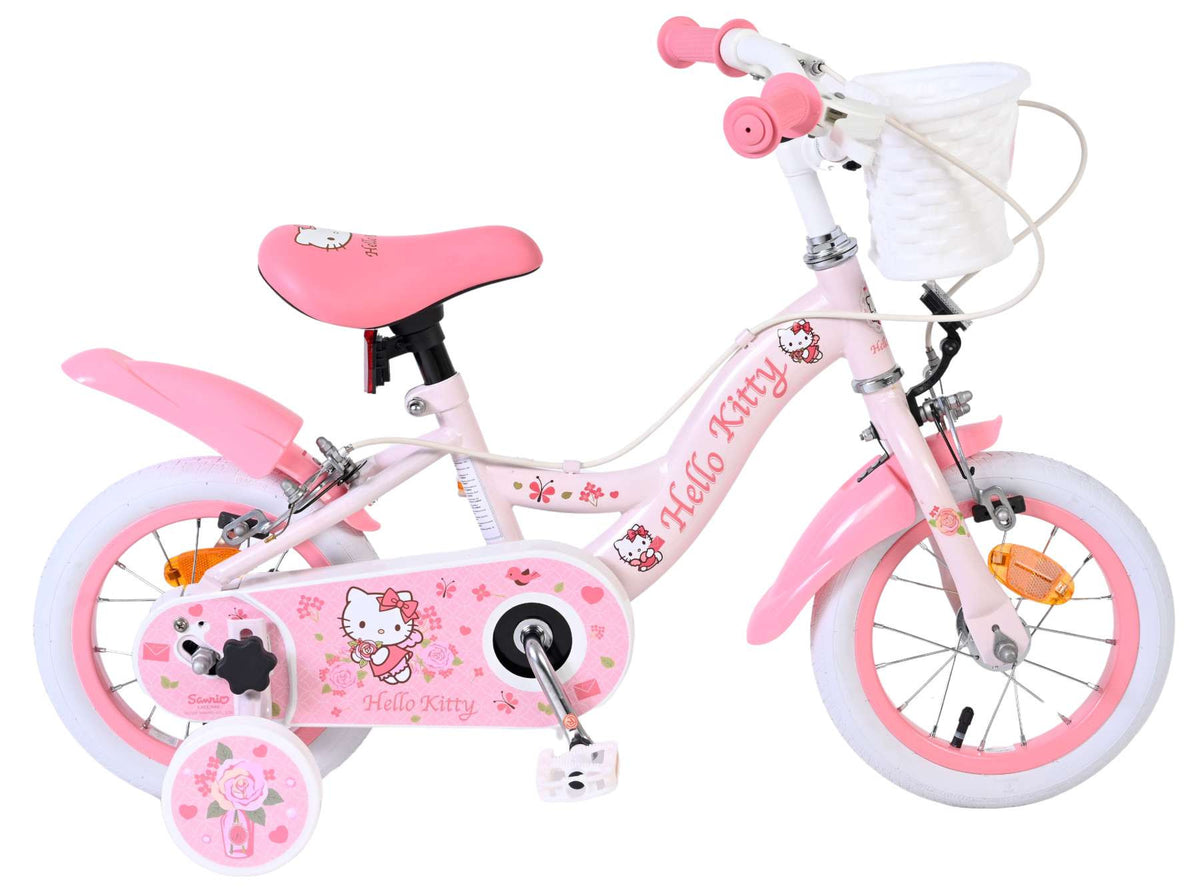 Hello Kitty Kinderfiets - Meisjes - 12 inch - Roze - Twee handremmen 12 inch