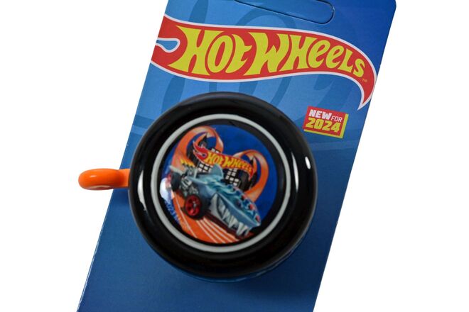 Hot Wheels Fietsbel - Jongens - Oranje - Zwart (detail)