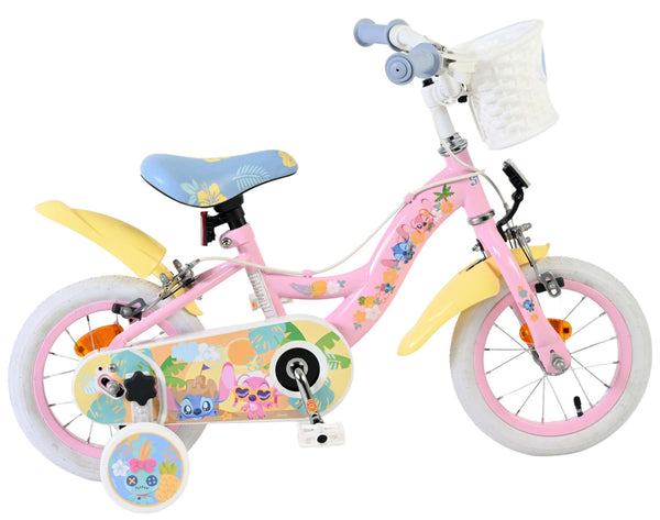 Koala Kinderfiets - Meisjes - 12 inch - Roze - Twee handremmen 12 inch
