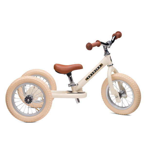 Trybike Steel 2-in-1 Vintage Driewieler Beige