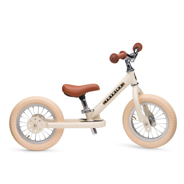 Trybike Steel Vintage loopfiets Beige