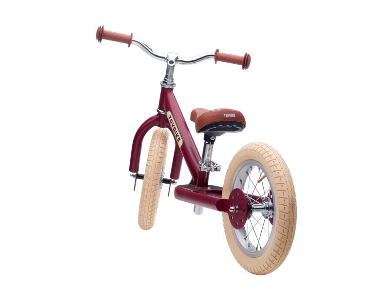 Trybike Steel Vintage loopfiets Rood (detail)