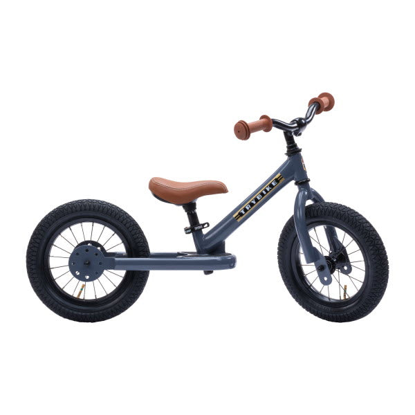 Trybike Steel Tweewieler loopfiets Grijs