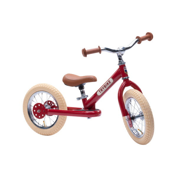 Trybike Steel Vintage loopfiets Rood (detail)