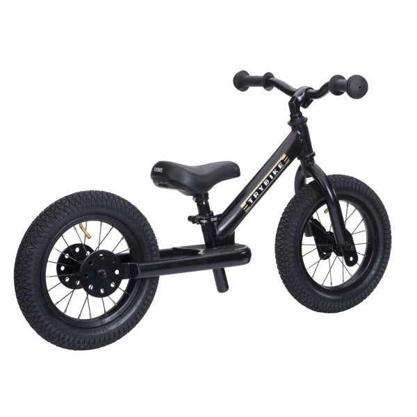 Trybike Steel Tweewieler loopfiets Zwart