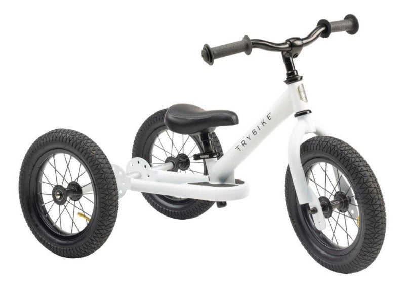 Trybike Steel 2-in-1 Driewieler Wit