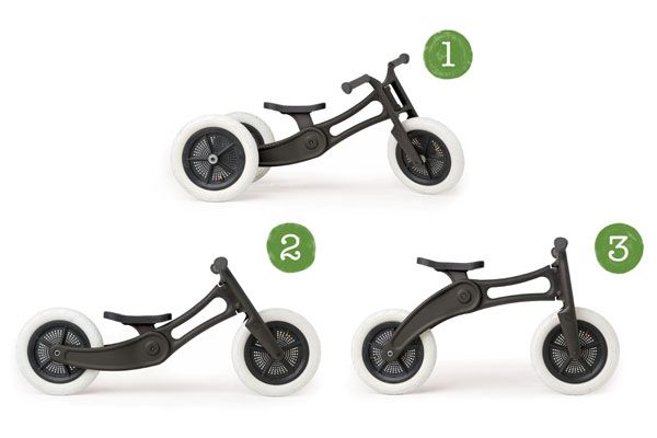 Wishbone Bike 3-in-1 Bike Recycled edition (detail)