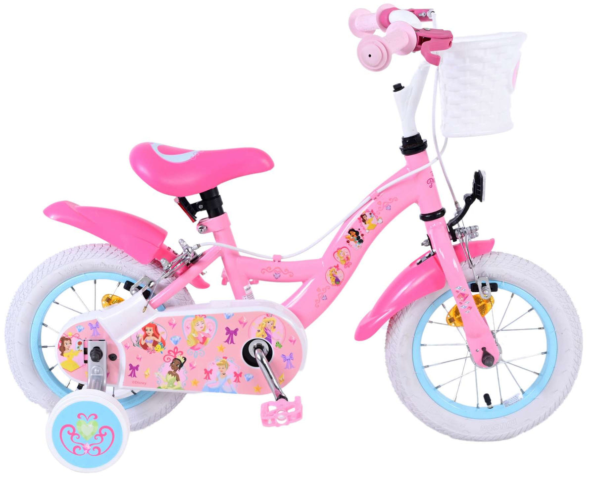 Magic Royals Kinderfiets - Meisjes - 12 inch - Roze - Twee handremmen