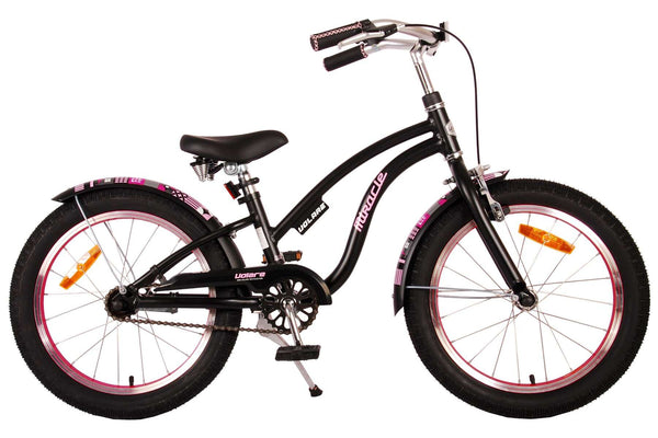 Volare Miracle Cruiser Kinderfiets – Meisjes – 18 inch – Mat Zwart