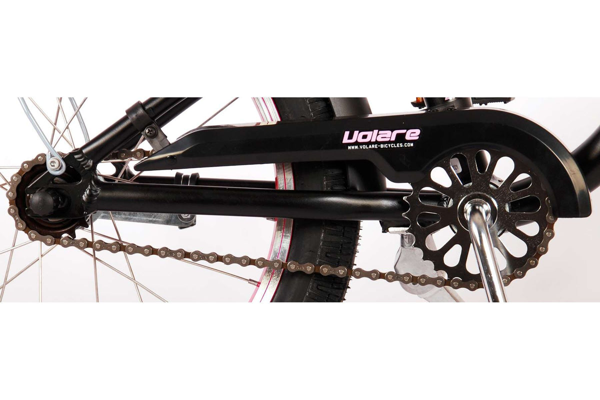 Volare Miracle Cruiser Kinderfiets – Jongens 18 inch Zwart (detail)