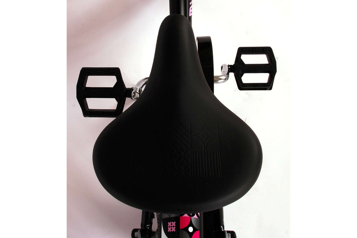 Volare Miracle Cruiser Kinderfiets - Meisjes - 16 inch - Mat Zwart (detail)