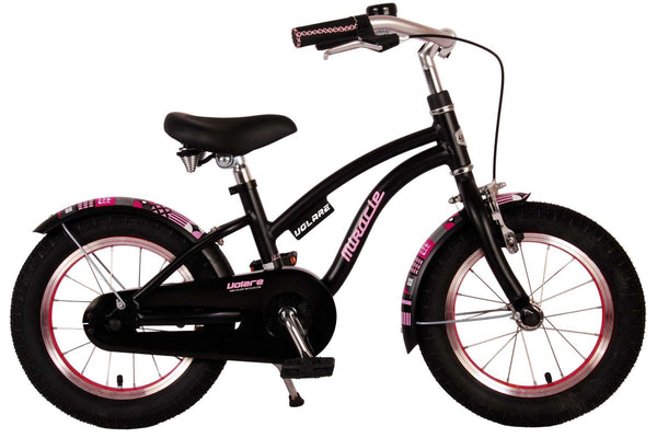 Volare Miracle Cruiser Kinderfiets - Meisjes - 16 inch - Mat Zwart