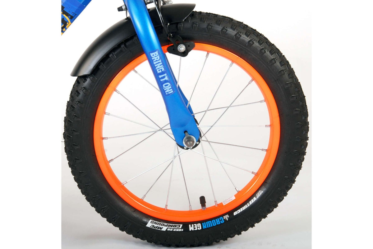 Volare NERF Kinderfiets – Jongens – 16 inch – Satijn Blauw (detail)