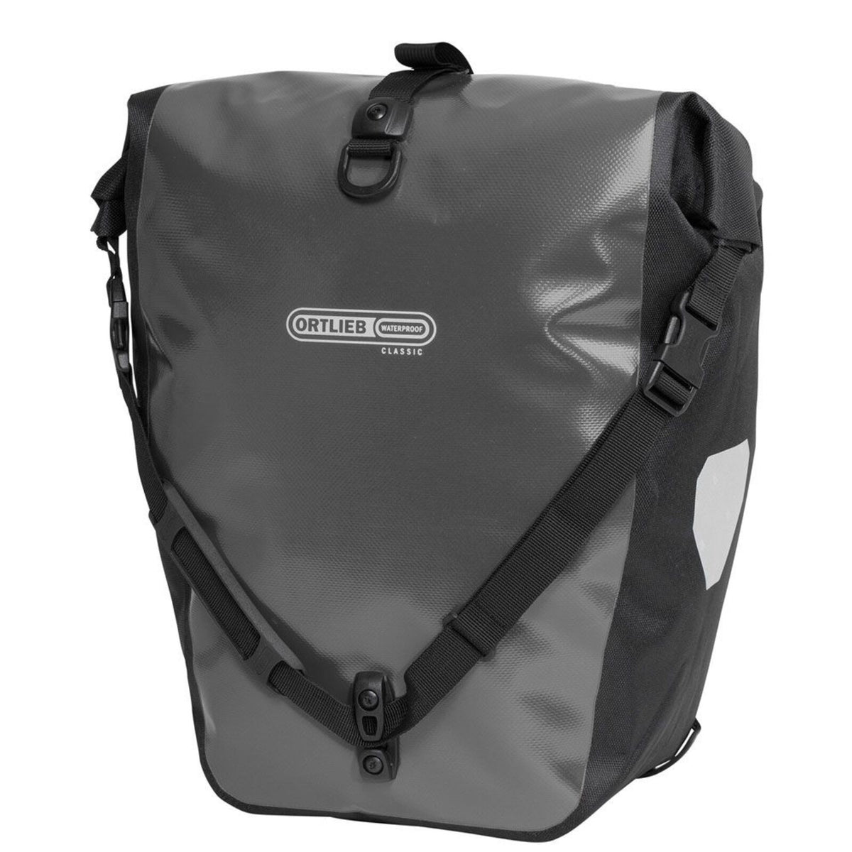 Ortlieb Back-Roller Classic QL 2.1 Grijs/Zwart 40L - Set van twee tassen (detail)