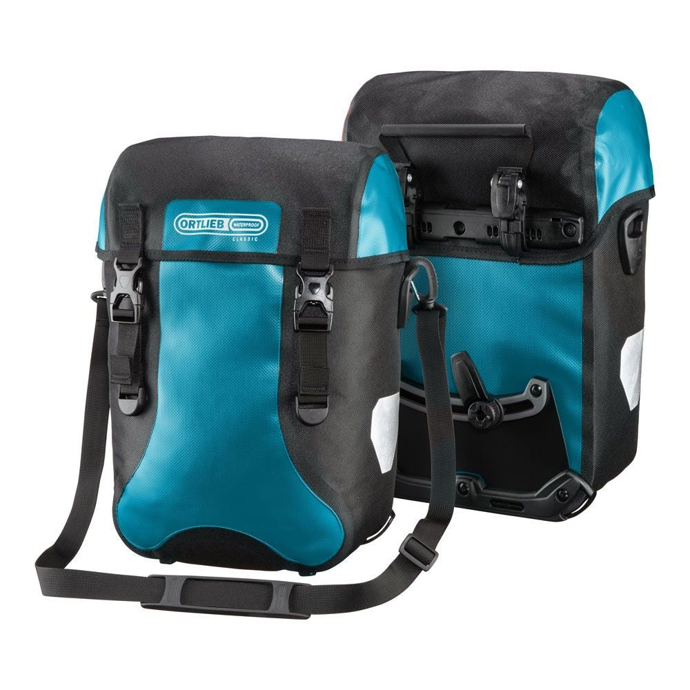 Ortlieb Sport-Packer Classic Petrol/Black 30L - Set van twee tassen (detail)