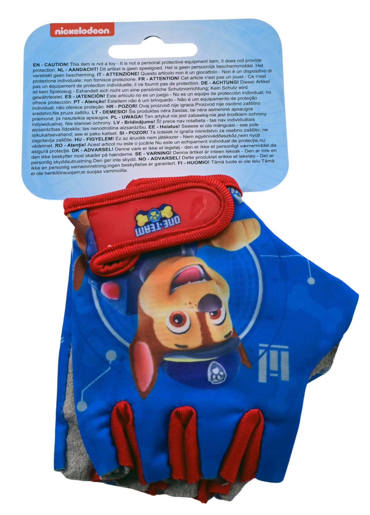 Paw Patrol fietshandschoentjes (detail)
