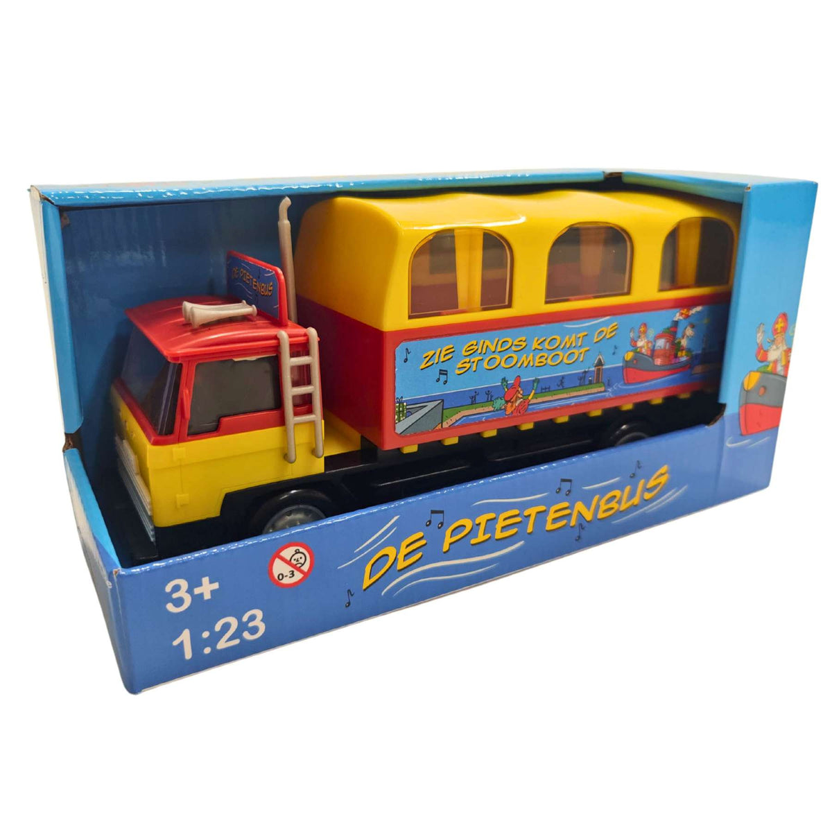 Pietenbus met toetergeluid