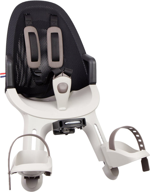 Qibbel Air Fietsstoeltje Voor - Pebble Grey