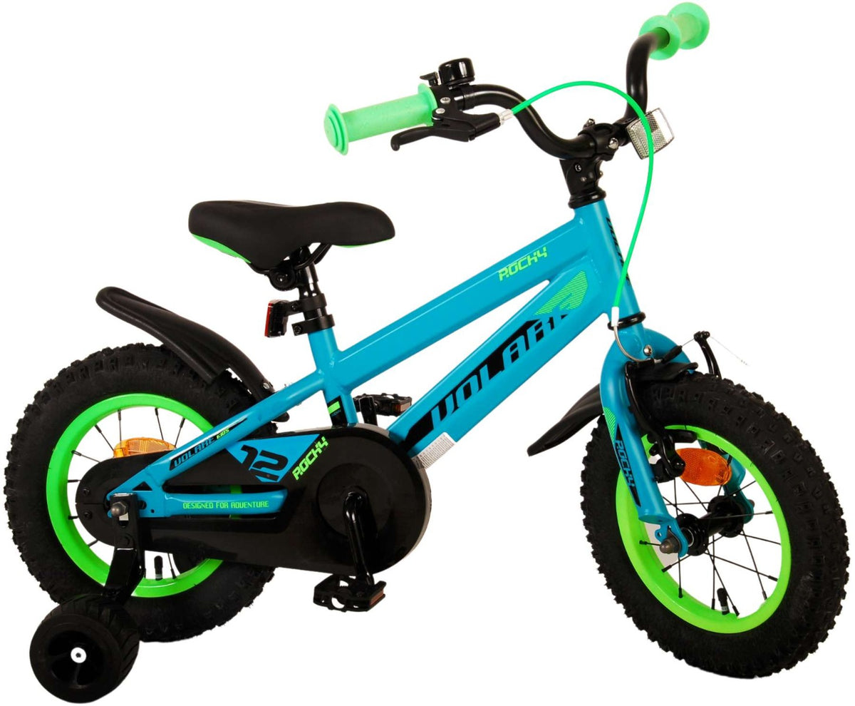 Volare Rocky Kinderfiets – Jongens 12 inch Groen (detail)