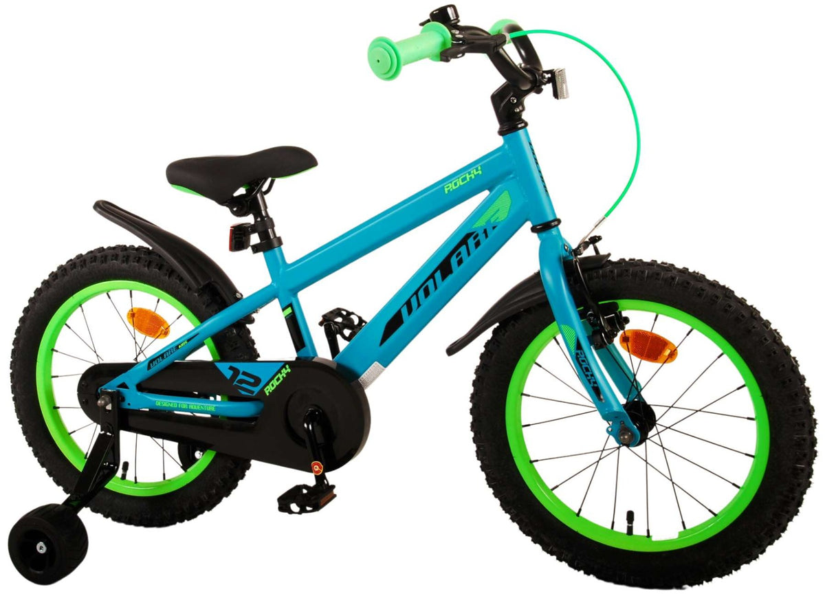 Volare Rocky Kinderfiets – Jongens – 16 inch – Groen (detail)