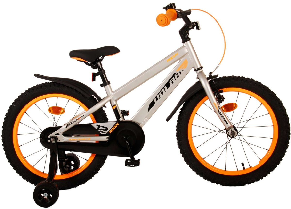 Volare Rocky Kinderfiets – Jongens – 18 inch – Grijs