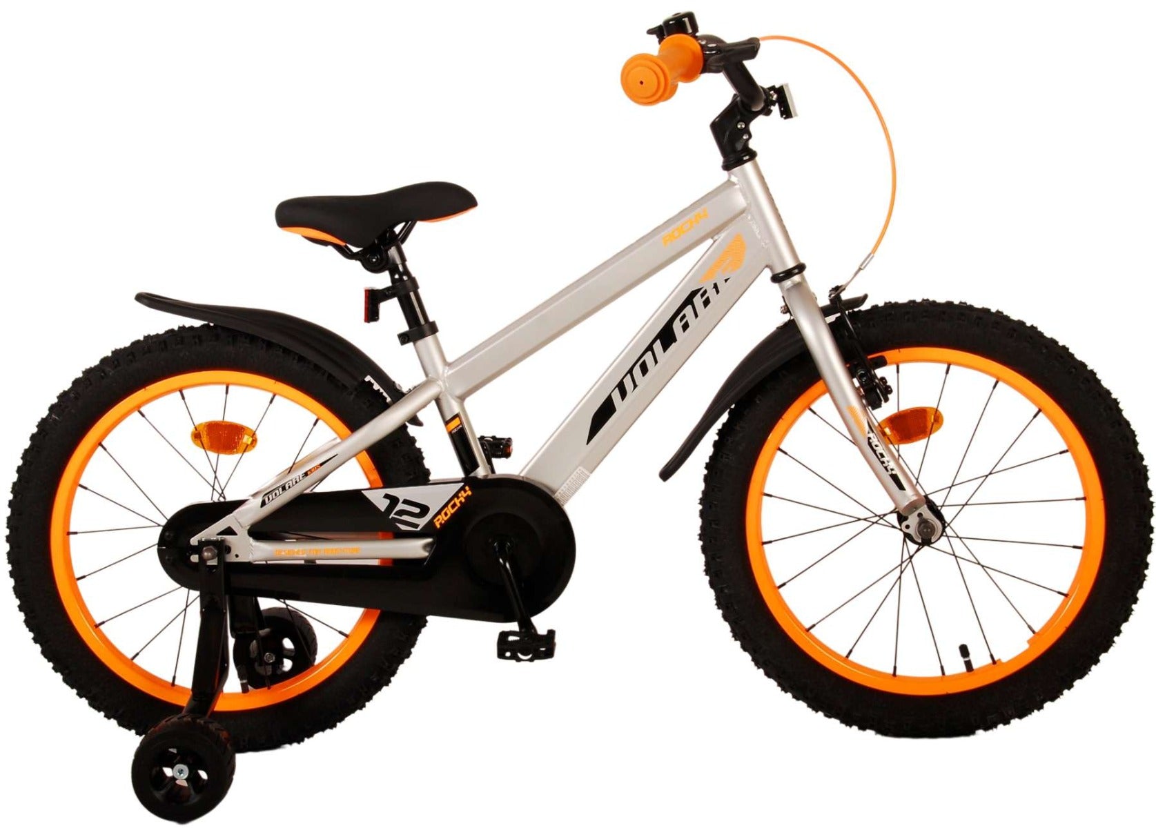 Volare Rocky Kinderfiets – Jongens – 18 inch – Grijs