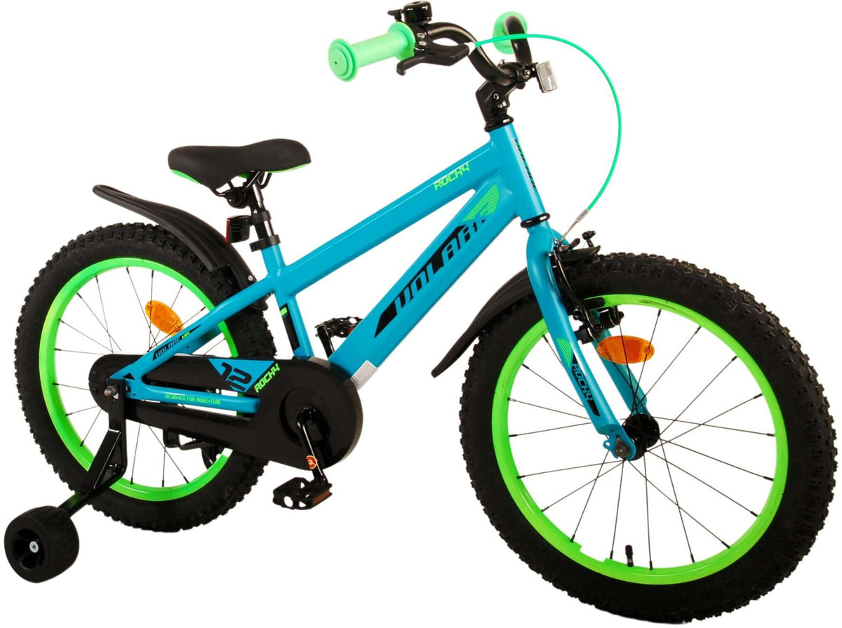 Volare Rocky Kinderfiets – Jongens – 18 inch – Groen (detail)