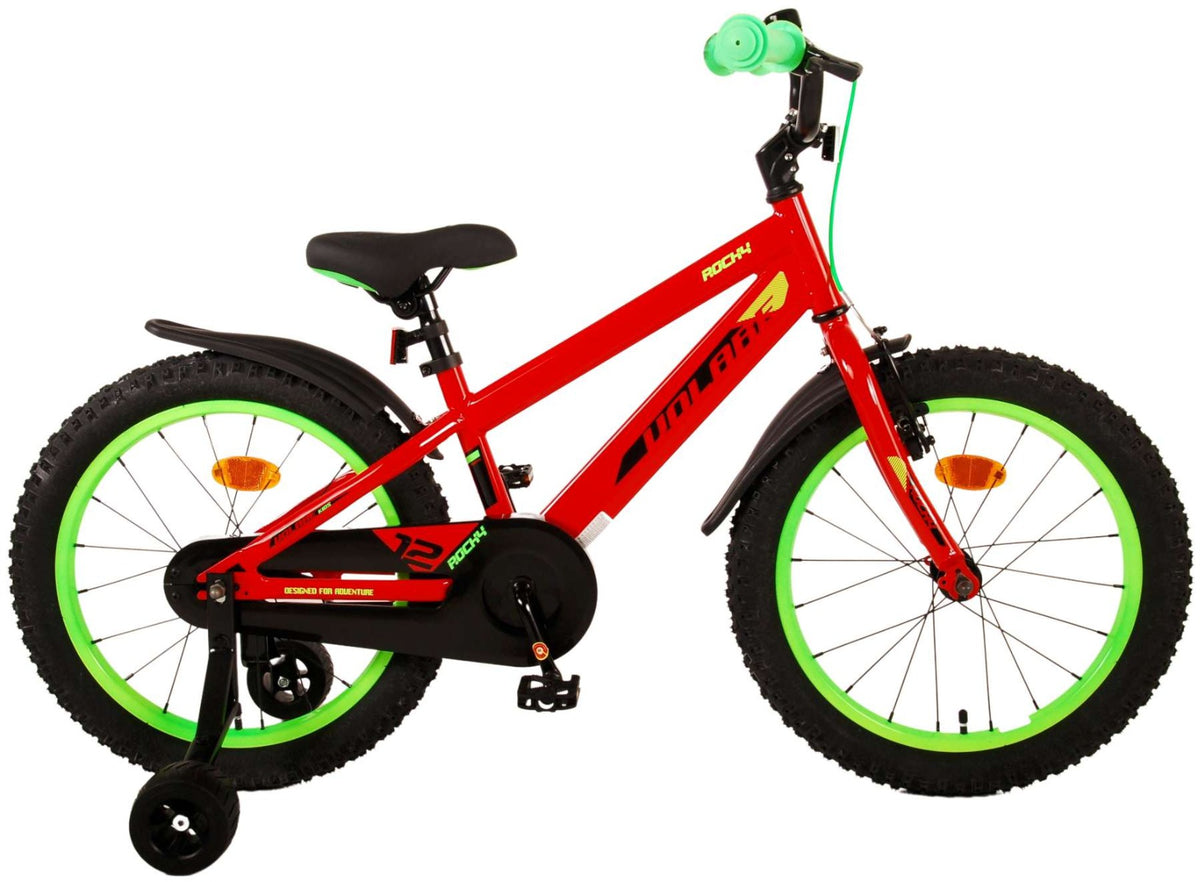 Volare Rocky Kinderfiets – Jongens – 18 inch – Rood