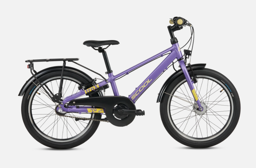S'COOL troX Pro 20-N3 20 inch kinderfiets Pearl Violet/Yellow