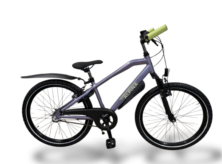 Alpina Trial Kinderfiets Pearl Blackberry Gloss 24 inch