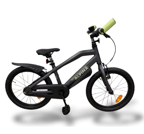Alpina Trial Kinderfiets 18 inch Black Matte