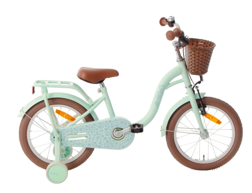 AMIGO Fairy Meisjesfiets 16 Inch Mintgroen