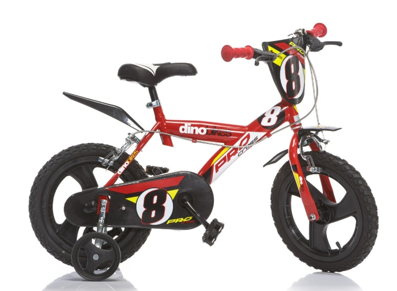 Dino Bikes Pro Cross 14 Inch Jongensfiets Rood/Zwart