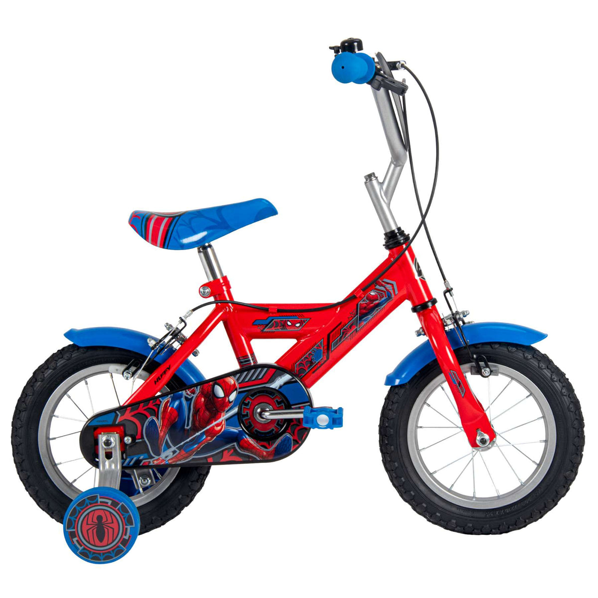 Spider-Man Kinderfiets - Jongens - 12 inch - Rood Blauw - Twee handremmen